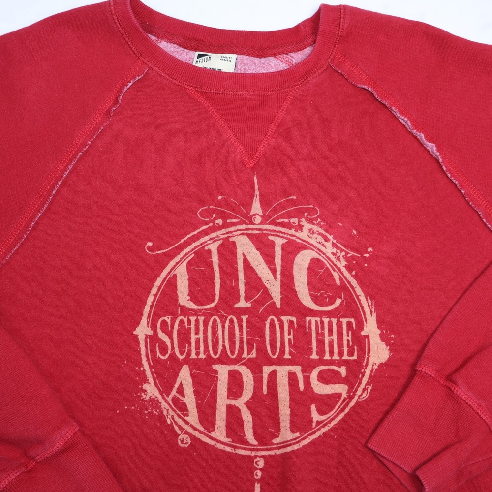 MV Sport UNC School of the Arts Sweatshirt Red Medium